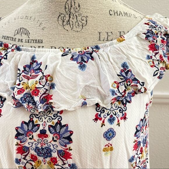 Flowy floral summer dress medium - Picture 4 of 6